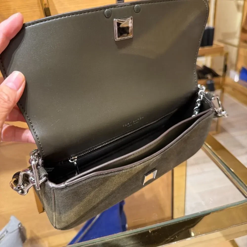 New‼️Tory Burch Britten Suede Convertible Crossbody 188501 $625